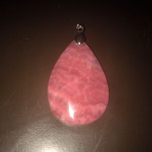 Rhodolite Peachy,Pink Stone Pendant.